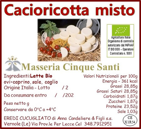 cacioricotta