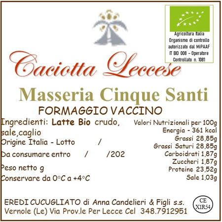 caciotta leccese