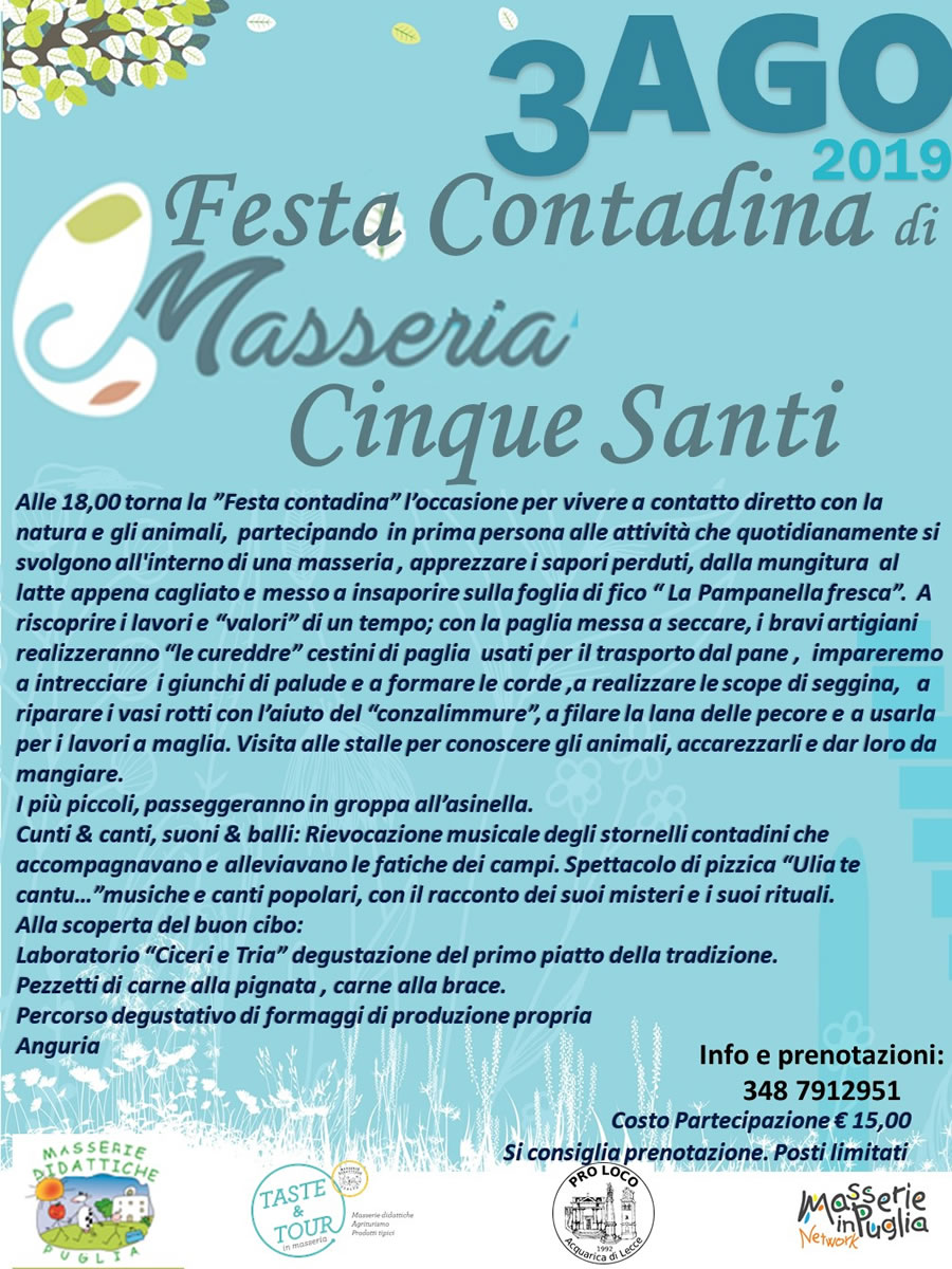 masseria cinque santi